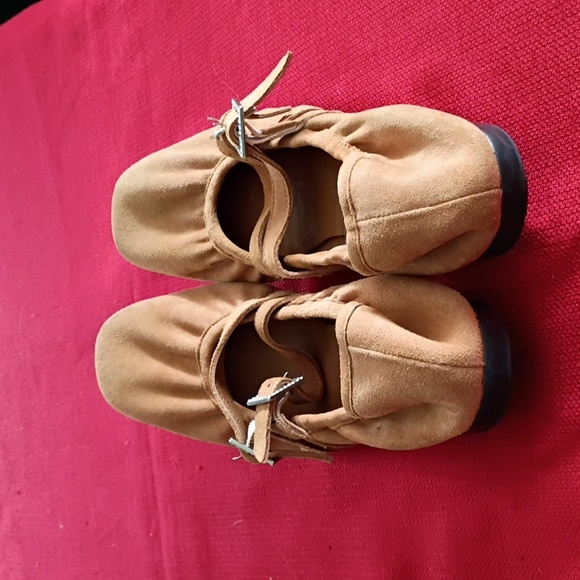 FREE PEOPLE SUEDE MARY JANES SHOES - Picture 5 of 8